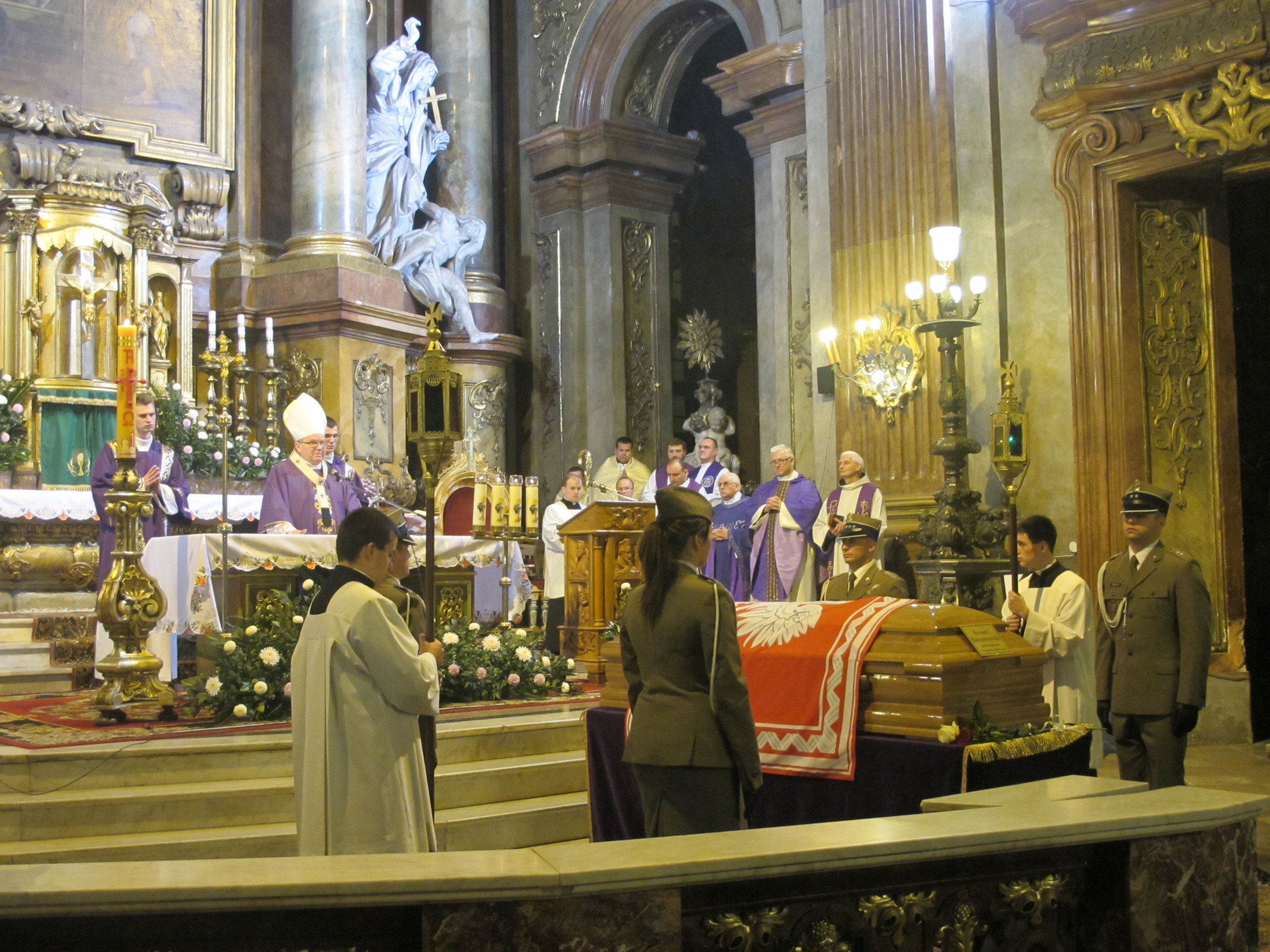 Ostatnie pożegnanie prezydenta Kaczorowskiego, fot. Teresa Małachowska